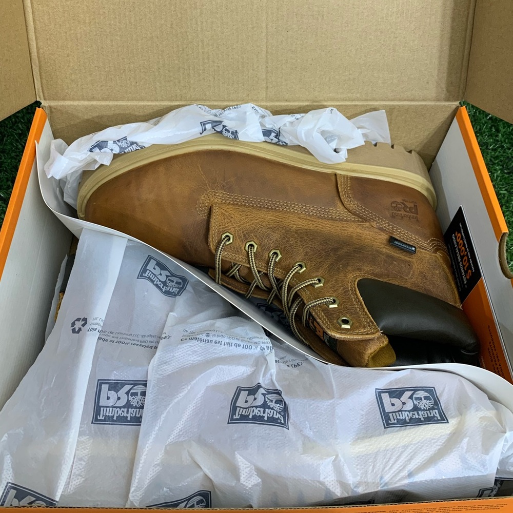 Timberland PRO Men's 6" Soft Toe WP Work Boot - Picture 3 of 4